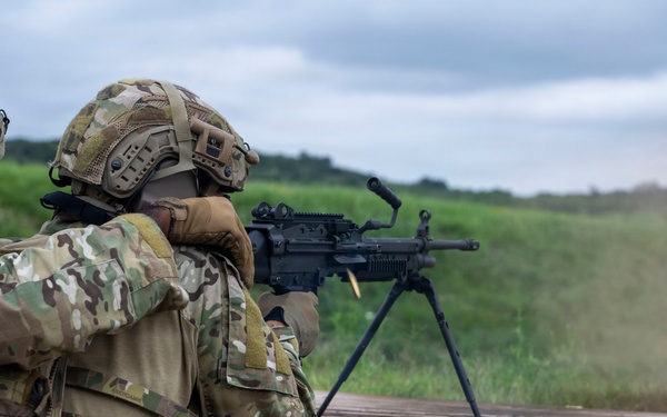 TACP Airmen go through heavy weapons training