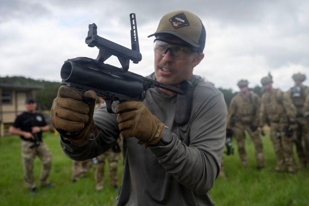TACP Airmen go through heavy weapons training