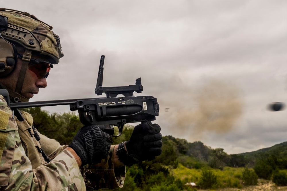 TACP Airmen go through heavy weapons training