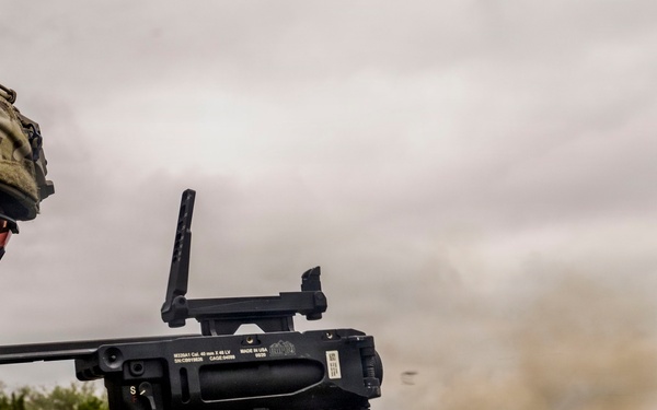 TACP Airmen go through heavy weapons training