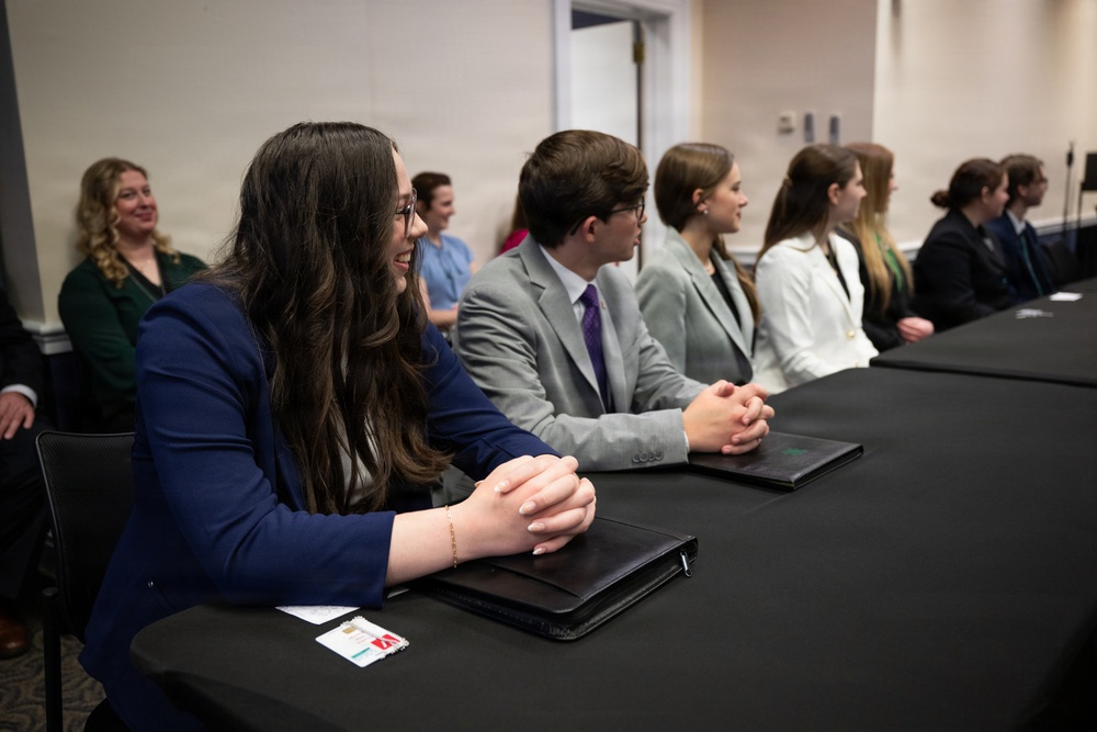 4-H'ers brief some USDA leadership during the 2026 National 4-H Conference April 10-15, 2026