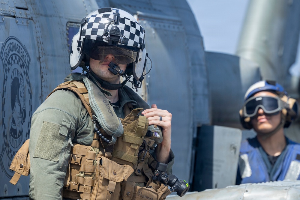 Delbert D. Black Conducts Flight Operations