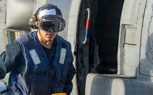 Delbert D. Black Conducts Flight Operations