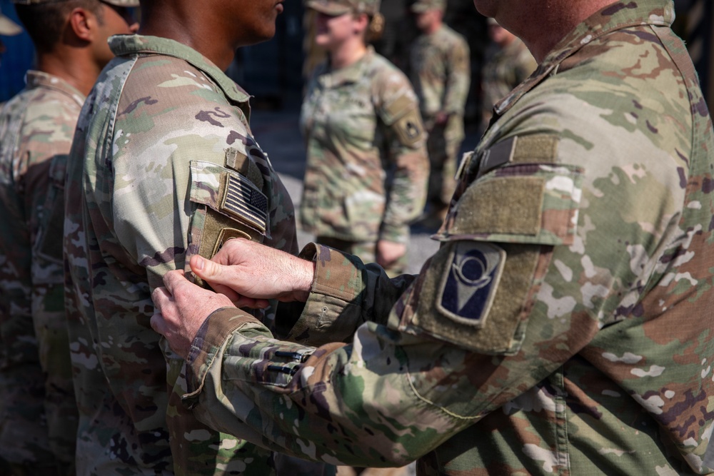 Task Force Seminole Patching Ceremony