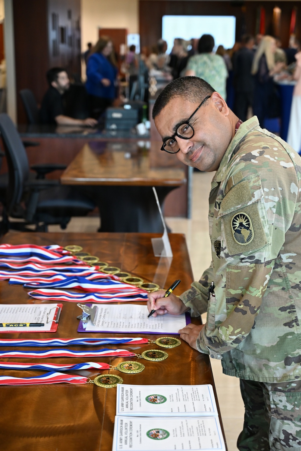 USAG Miami Volunteer Recognition Ceremony