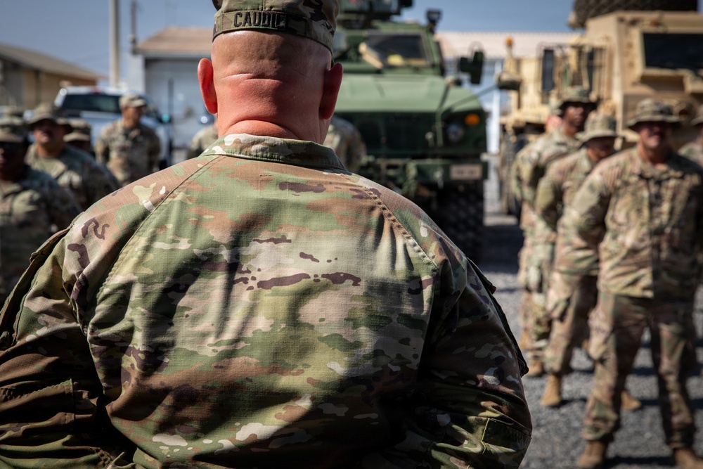Task Force Seminole Patching Ceremony