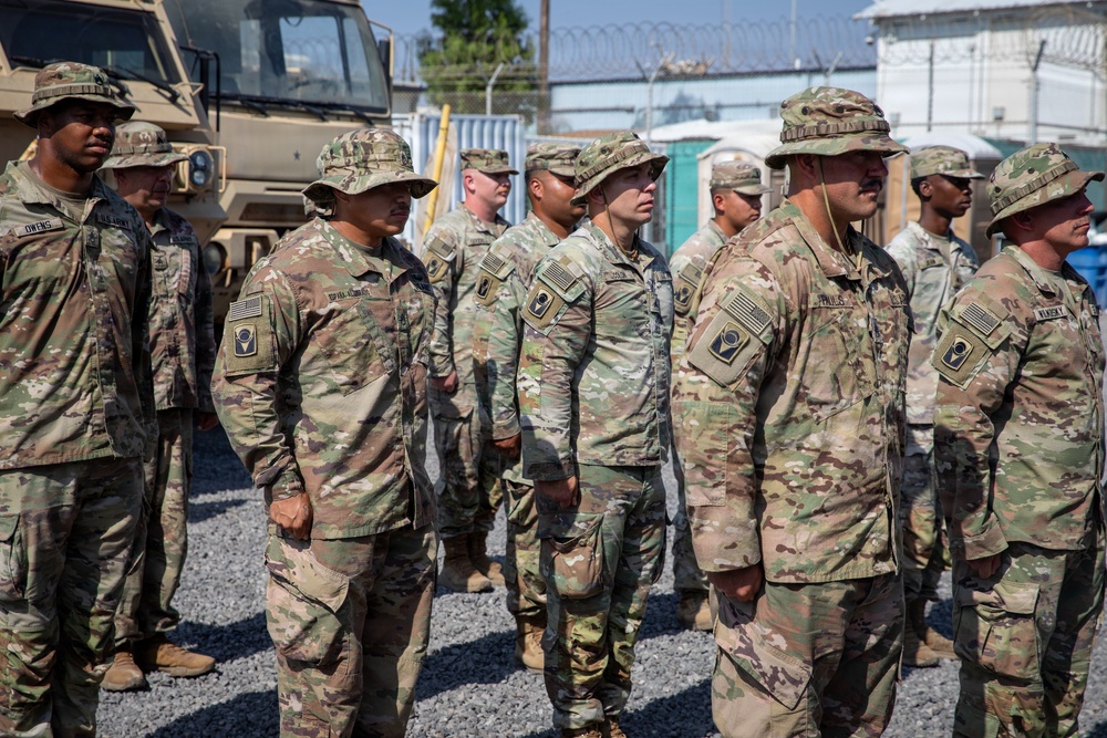 Task Force Seminole Patching Ceremony
