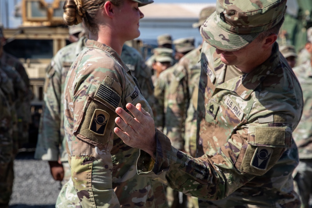 Task Force Seminole Patching Ceremony