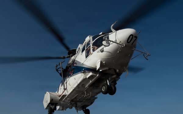 Pinckney Conducts a Vertical Replenishment
