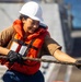 USS Rafael Peralta Replenishment-at-Sea with USNS John Lewis