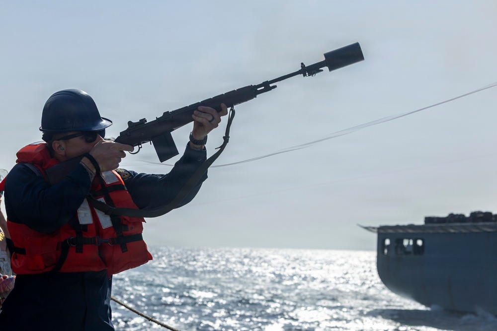 Delbert D. Black Conducts a Replenishment-at-Sea