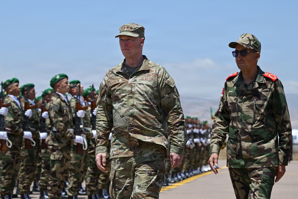 USAFRICOM Commanding General arrives to African Lion 26