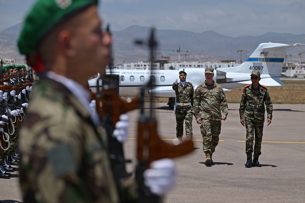 USAFRICOM Commanding General arrives to African Lion 26