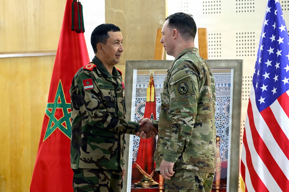 USAFRICOM Commanding General arrives to African Lion 26