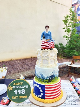 Army Reserve 118 Birthday cake