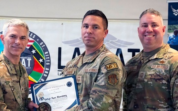 LAMAT 2026: Three U.S. Airmen recognized by the USAF IHS Program in Saint Lucia