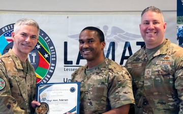 LAMAT 2026: Three U.S. Airmen recognized by the USAF IHS Program in Saint Lucia