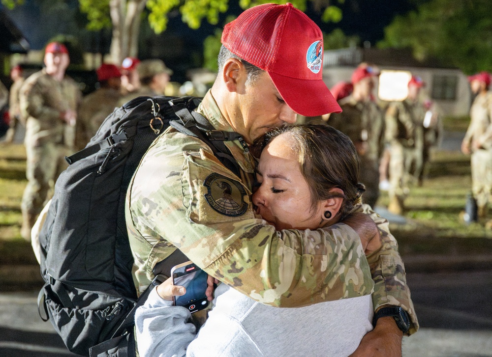 Airmen return home from USINDOPACOM, reunite with family