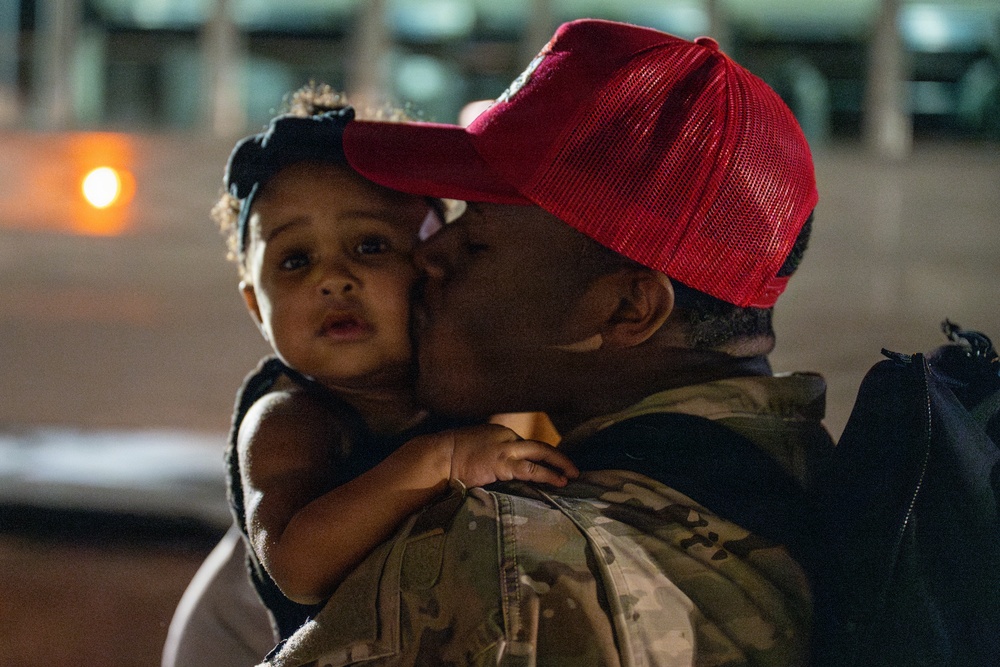 Airmen return home from USINDOPACOM, reunite with family