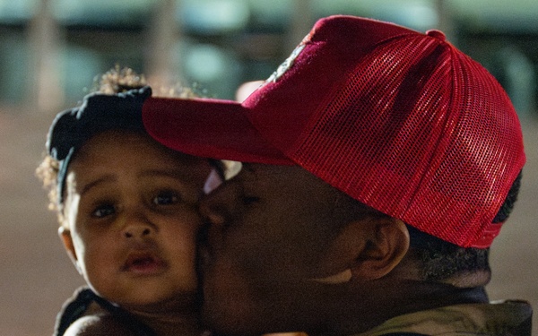 Airmen return home from USINDOPACOM, reunite with family