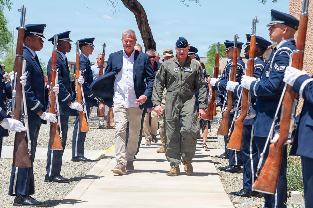 56th Fighter Wing Honor Guard Facility Opening