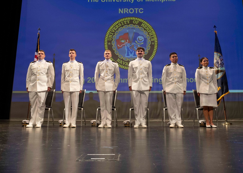 University of Memphis Naval Reserve Officer Training Corps Commissioning Ceremony