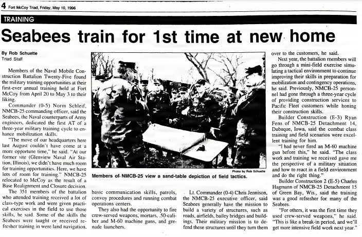 This Month in Fort McCoy History — May