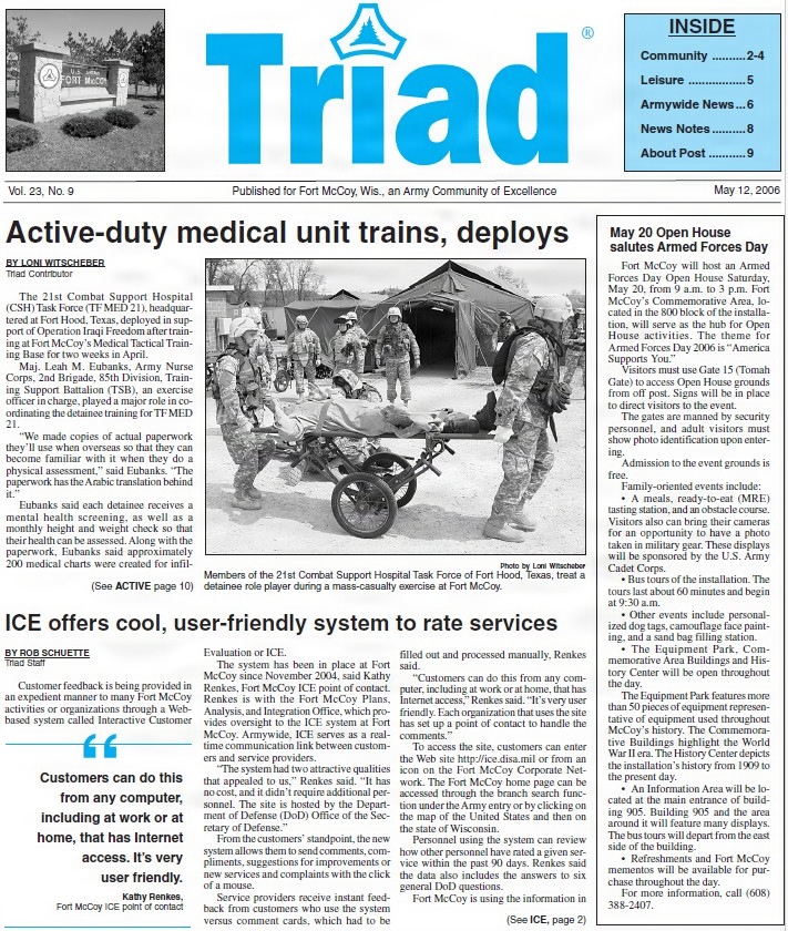 This Month in Fort McCoy History — May