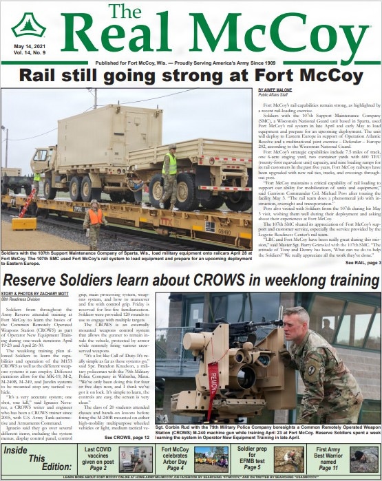 This Month in Fort McCoy History — May