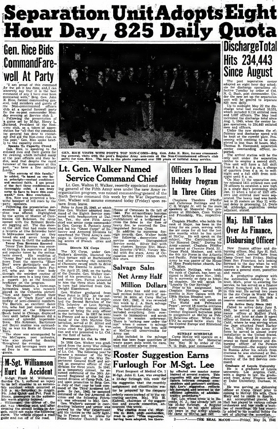 This Month in Fort McCoy History — May