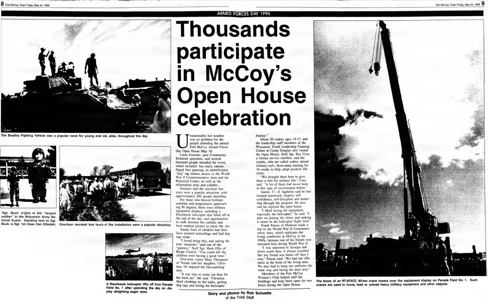 This Month in Fort McCoy History — May
