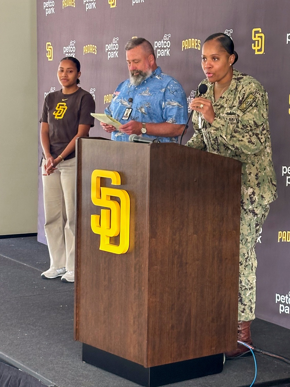 Care Package Preparation for Deployed Carrier Strike Groups at Petco Park
