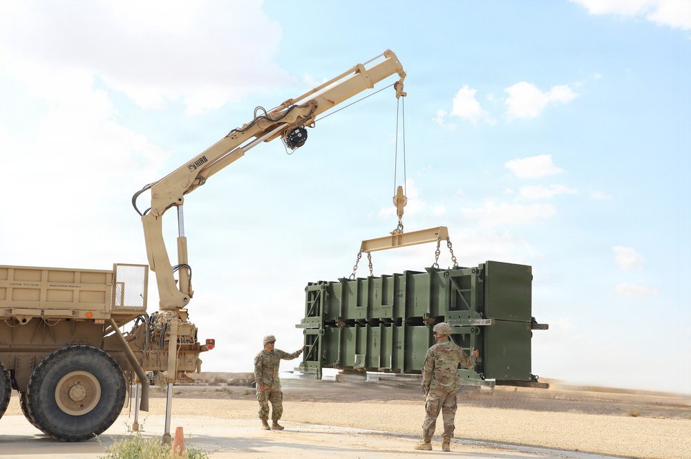 U.S. Army Soldiers Conduct Operations in the Middle East