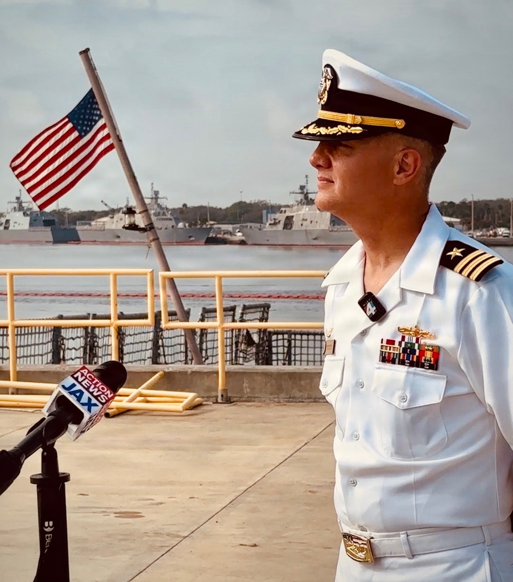 USS Cooperstown (LCS 23) Deploys from Mayport