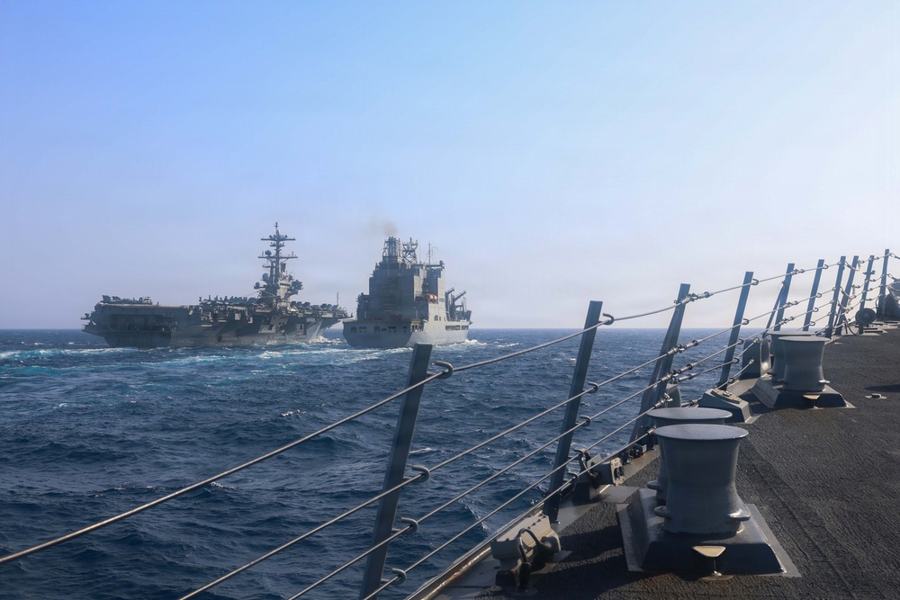 John Finn Conducts a Replenishment-at-Sea