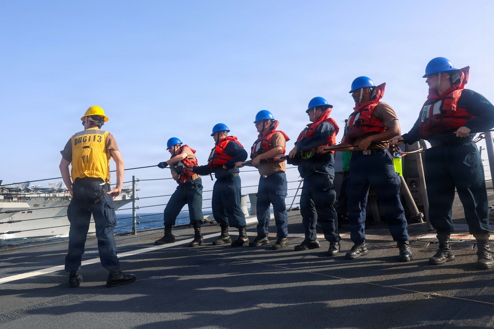 John Finn Conducts a Replenishment-at-Sea