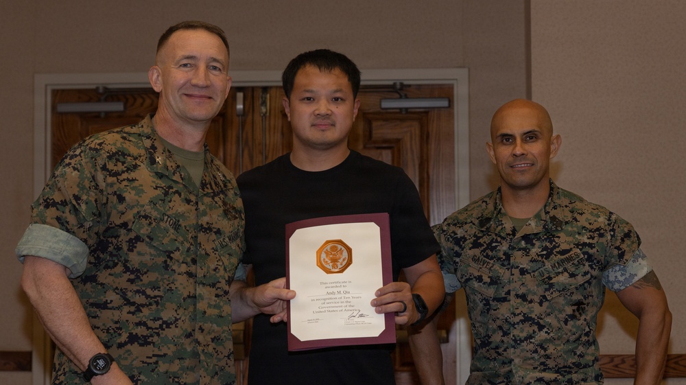 2026 MCAS Yuma Civilian Award Ceremony