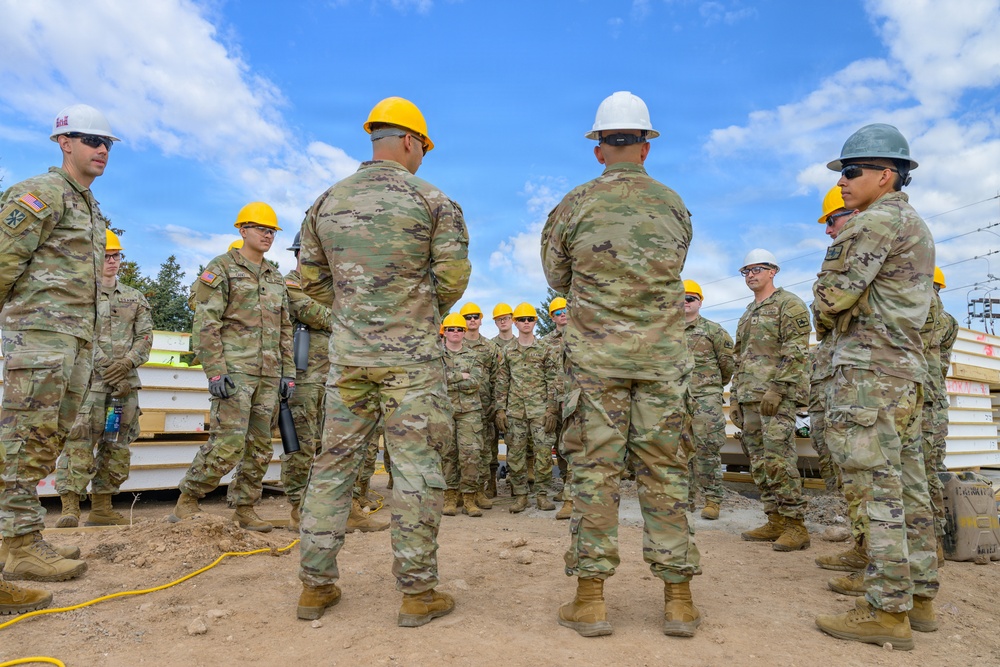 Wyoming National Guard engineers begin Habitat for Humanity construction project in Cheyenne