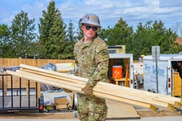 Wyoming National Guard engineers begin Habitat for Humanity construction project in Cheyenne