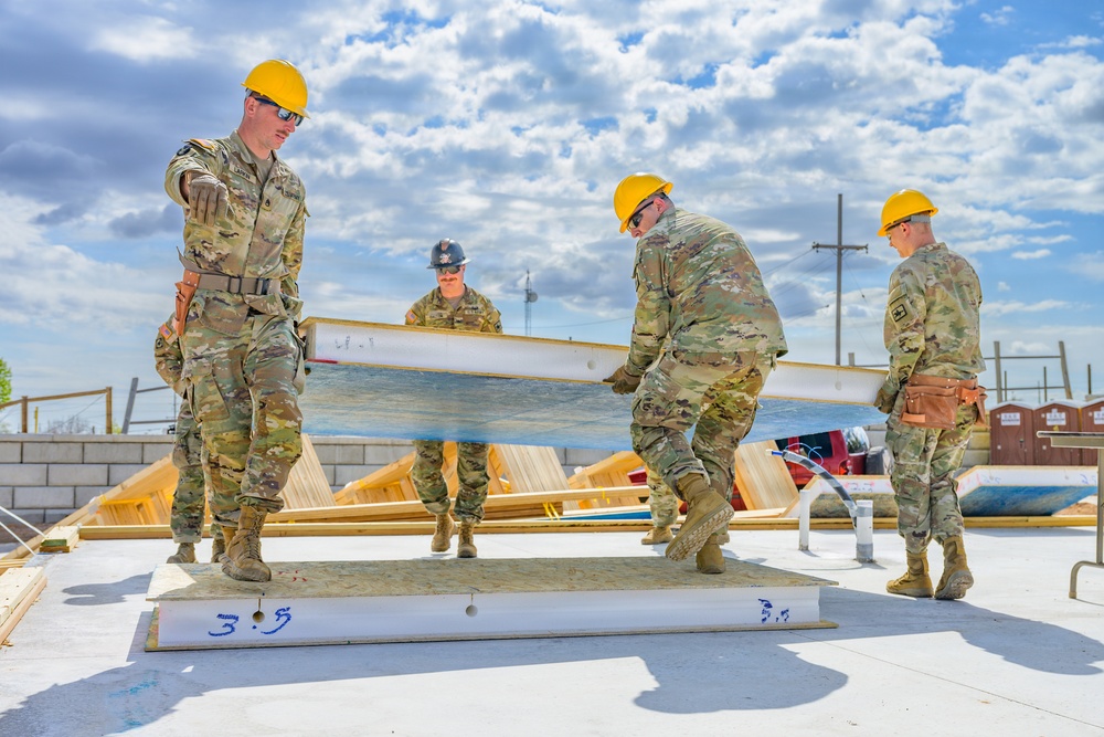 Wyoming National Guard engineers begin Habitat for Humanity construction project in Cheyenne