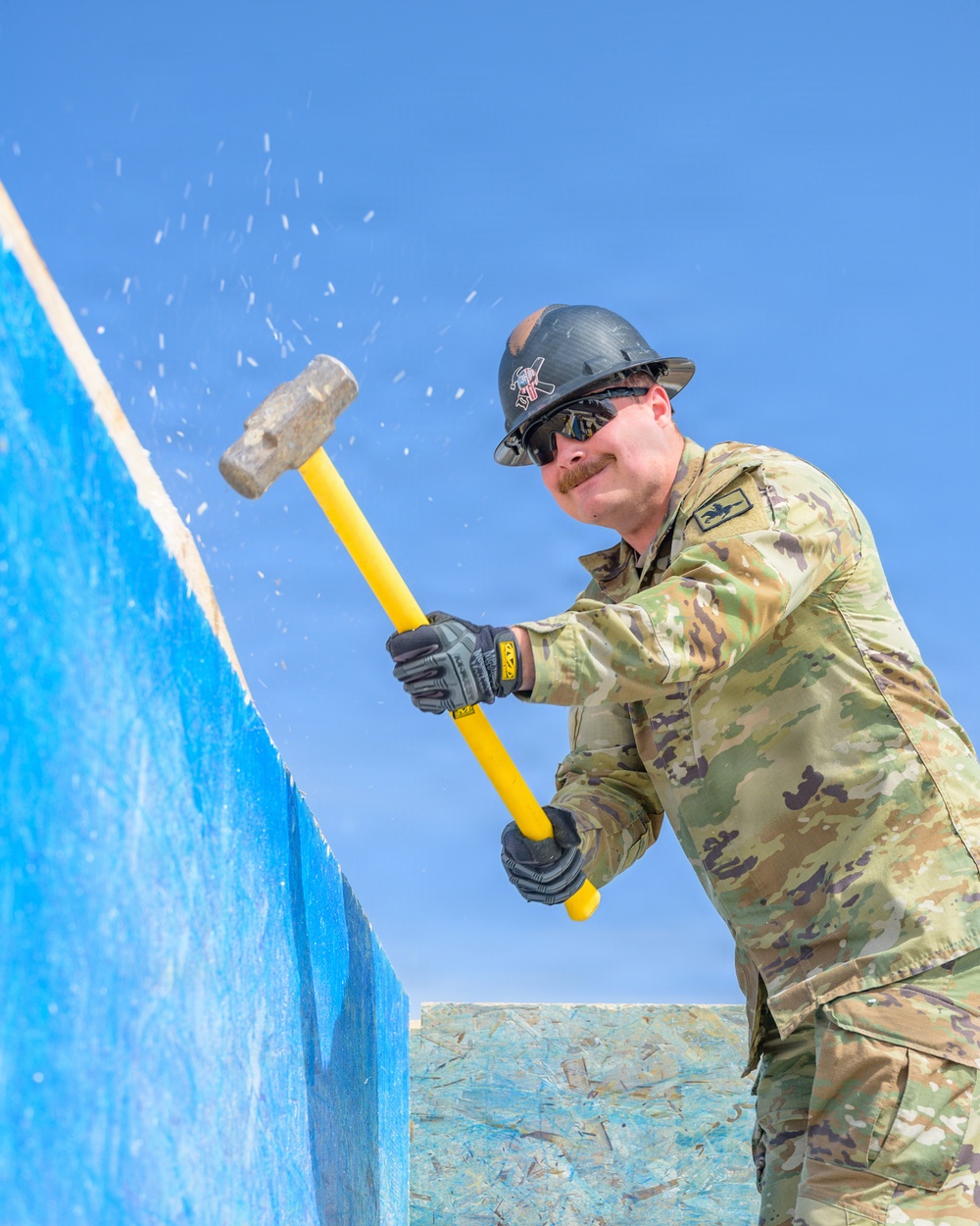 Wyoming National Guard engineers begin Habitat for Humanity construction project in Cheyenne