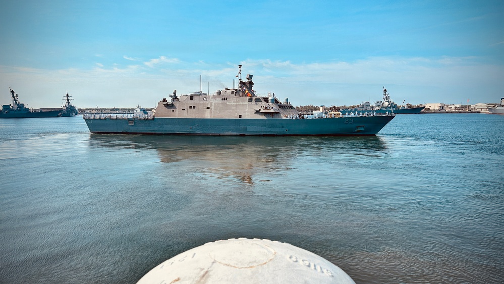 USS Cooperstown (LCS 23) Deploys from Mayport