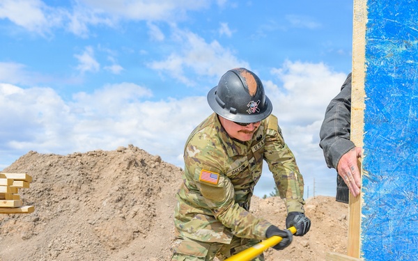 Wyoming National Guard engineers begin Habitat for Humanity construction project in Cheyenne