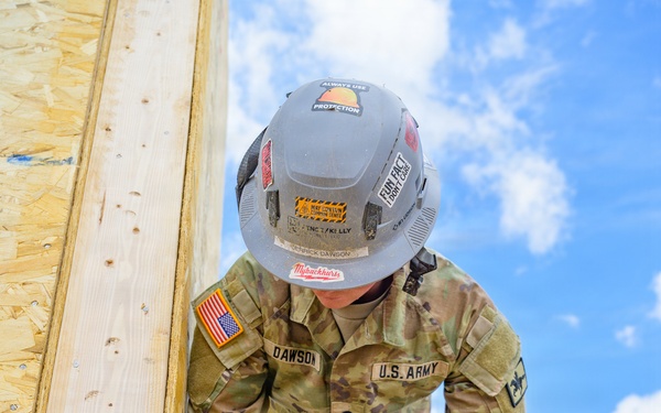 Wyoming National Guard engineers begin Habitat for Humanity construction project in Cheyenne