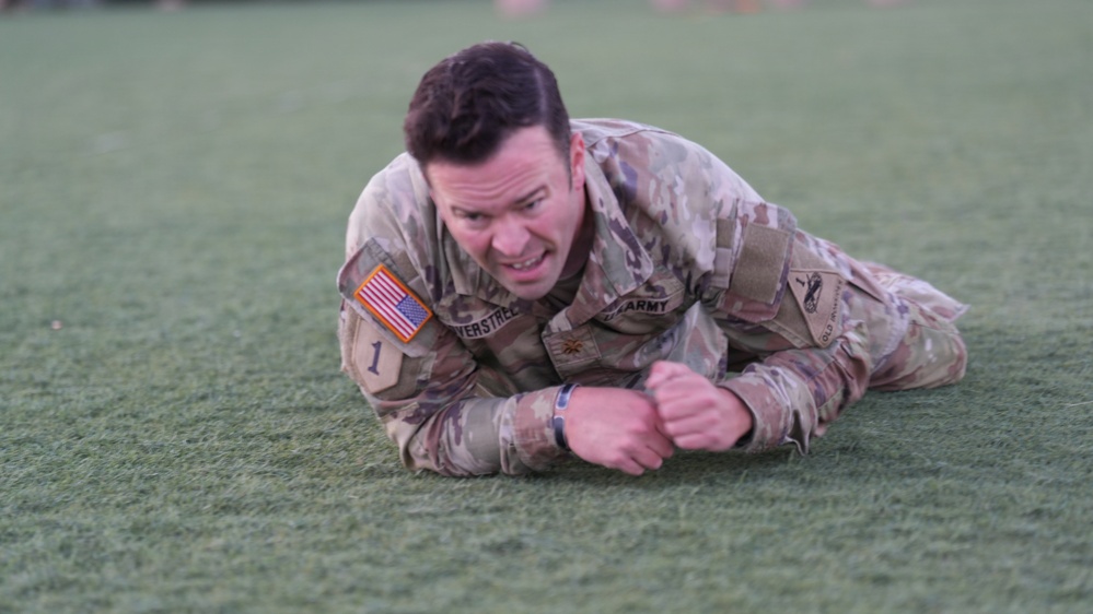 Combat Fitness Test at Fort Bliss