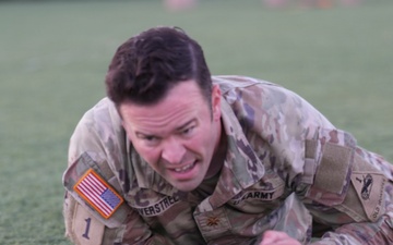 Combat Fitness Test at Fort Bliss