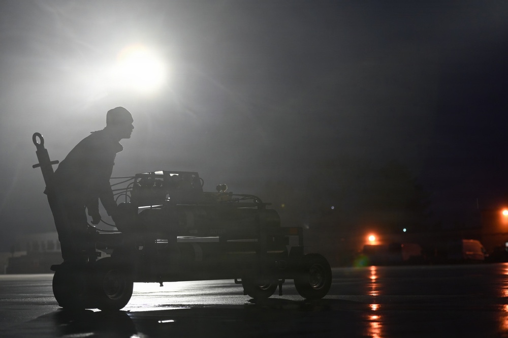 KC-46A Prepares for Departure