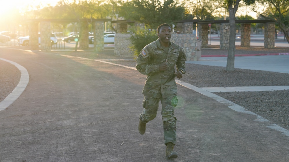 Combat Fitness Test at Fort Bliss
