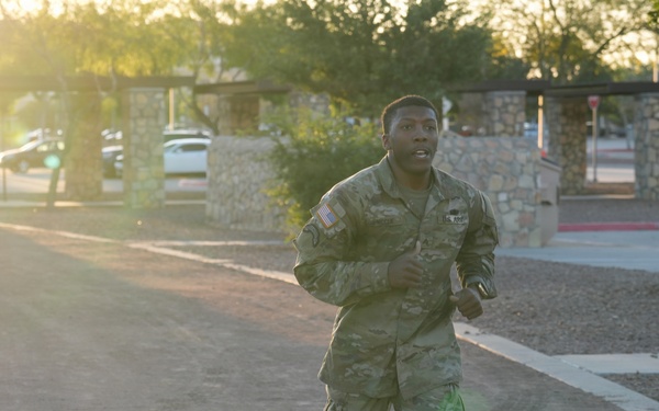 Combat Fitness Test at Fort Bliss