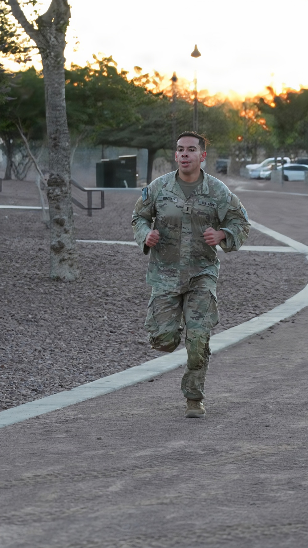 Combat Fitness Test at Fort Bliss